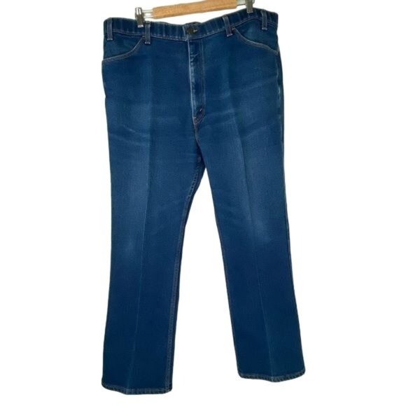 Levi’s vintage men’s brown tab elastic waist USA 80s waist 40” length 29.5” - Picture 1 of 14